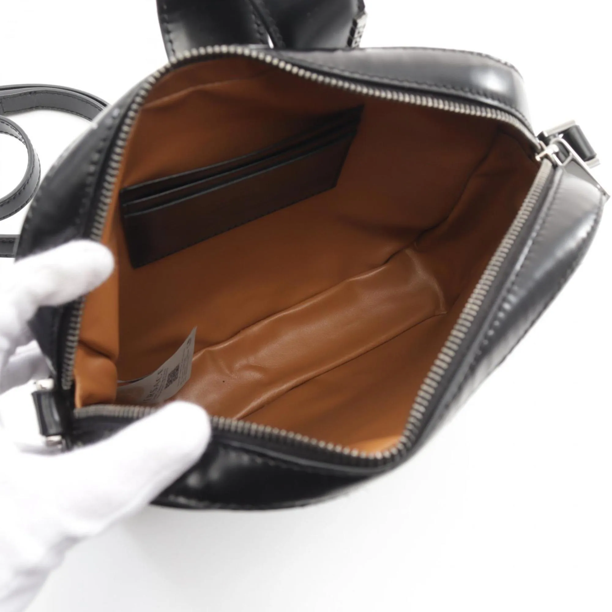 Versace Leather Shoulder Bag (Pre-Owned)