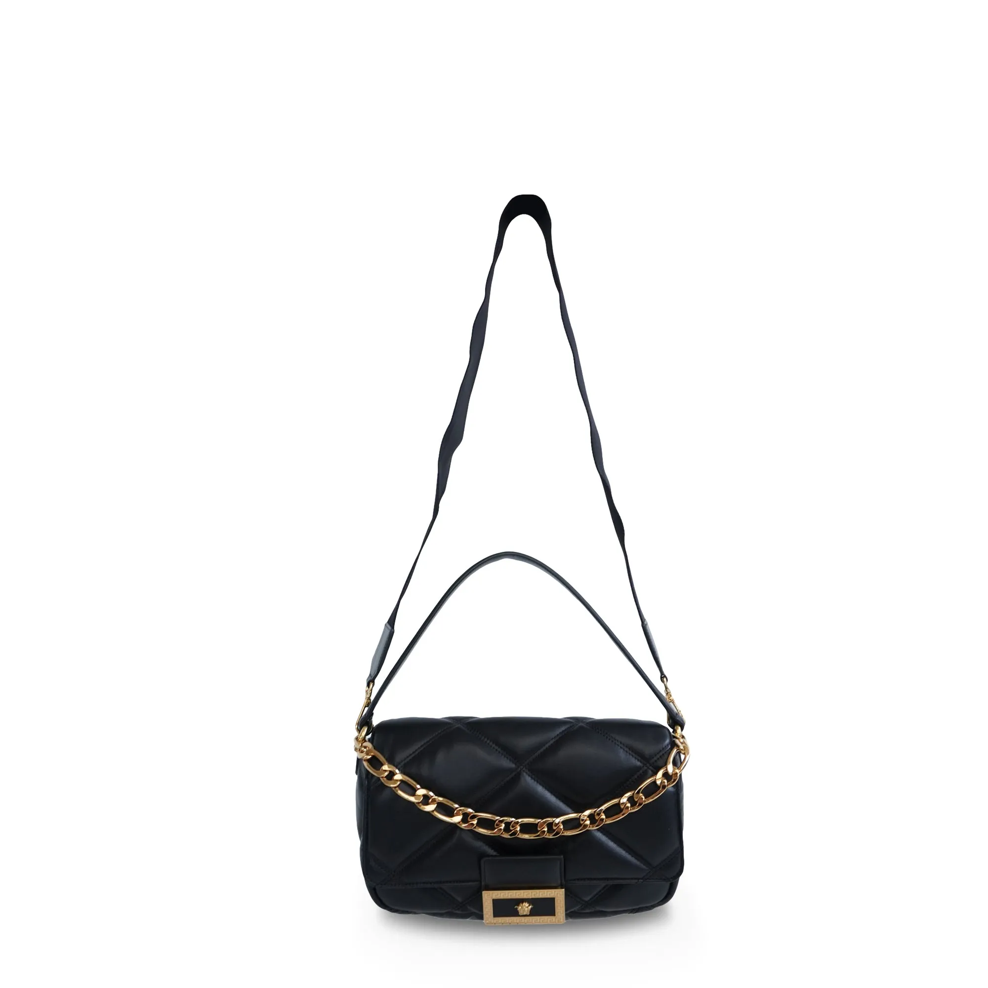 Versace Quilted Shoulder Bag