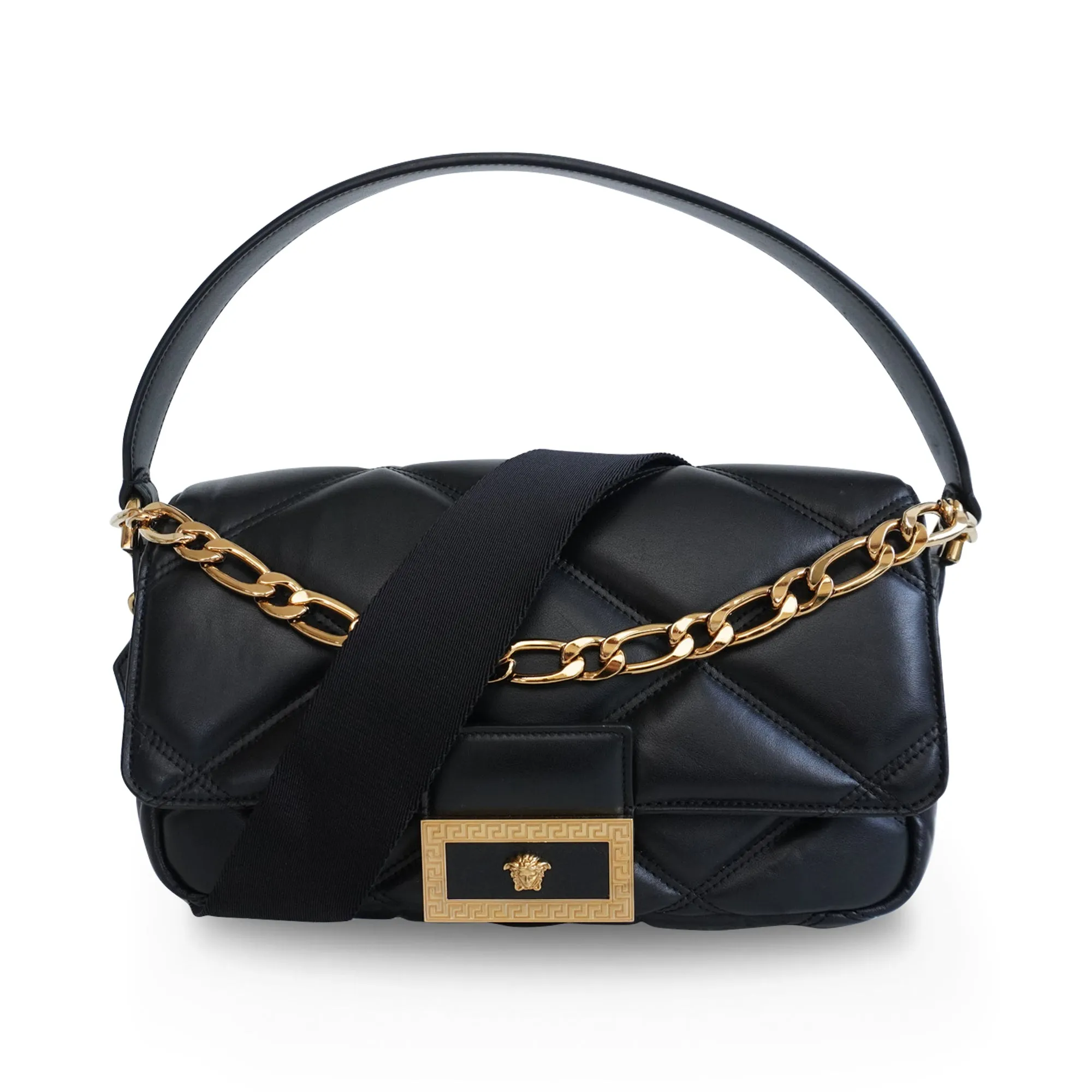 Versace Quilted Shoulder Bag