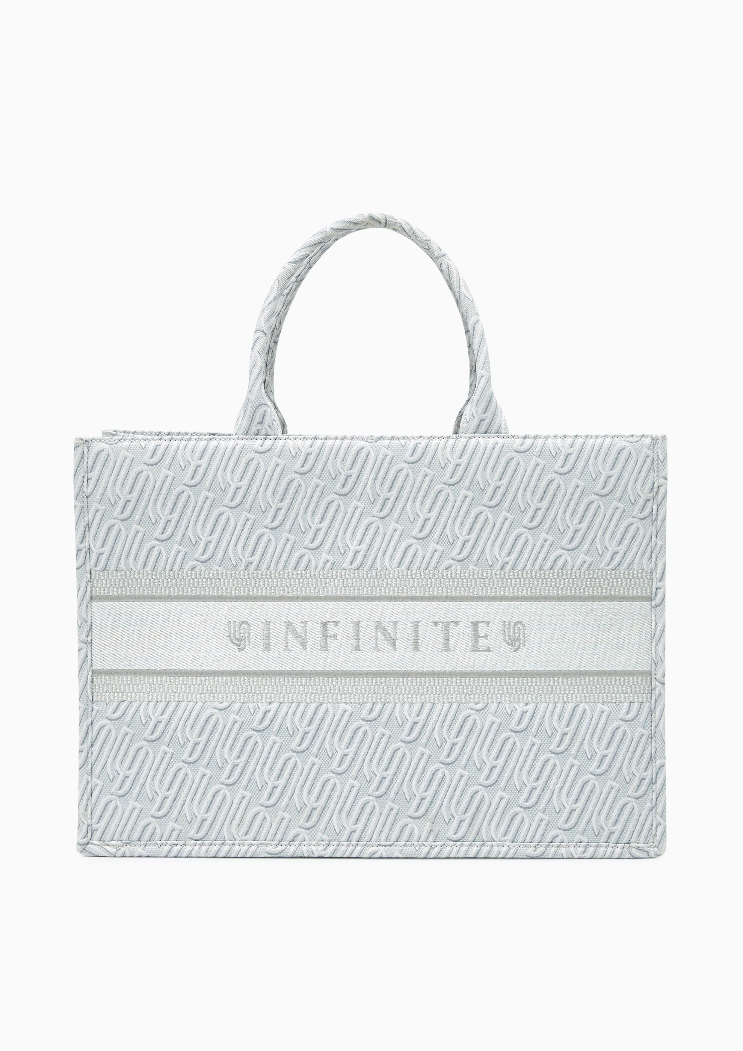 Viola Infinite Tote Bag Light Grey