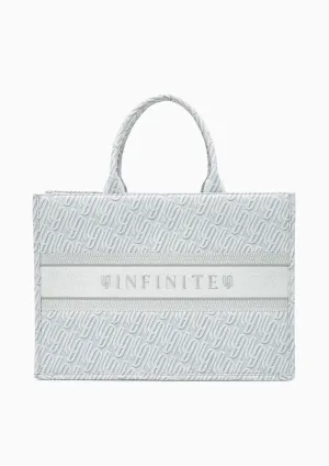 Viola Infinite Tote Bag Light Grey