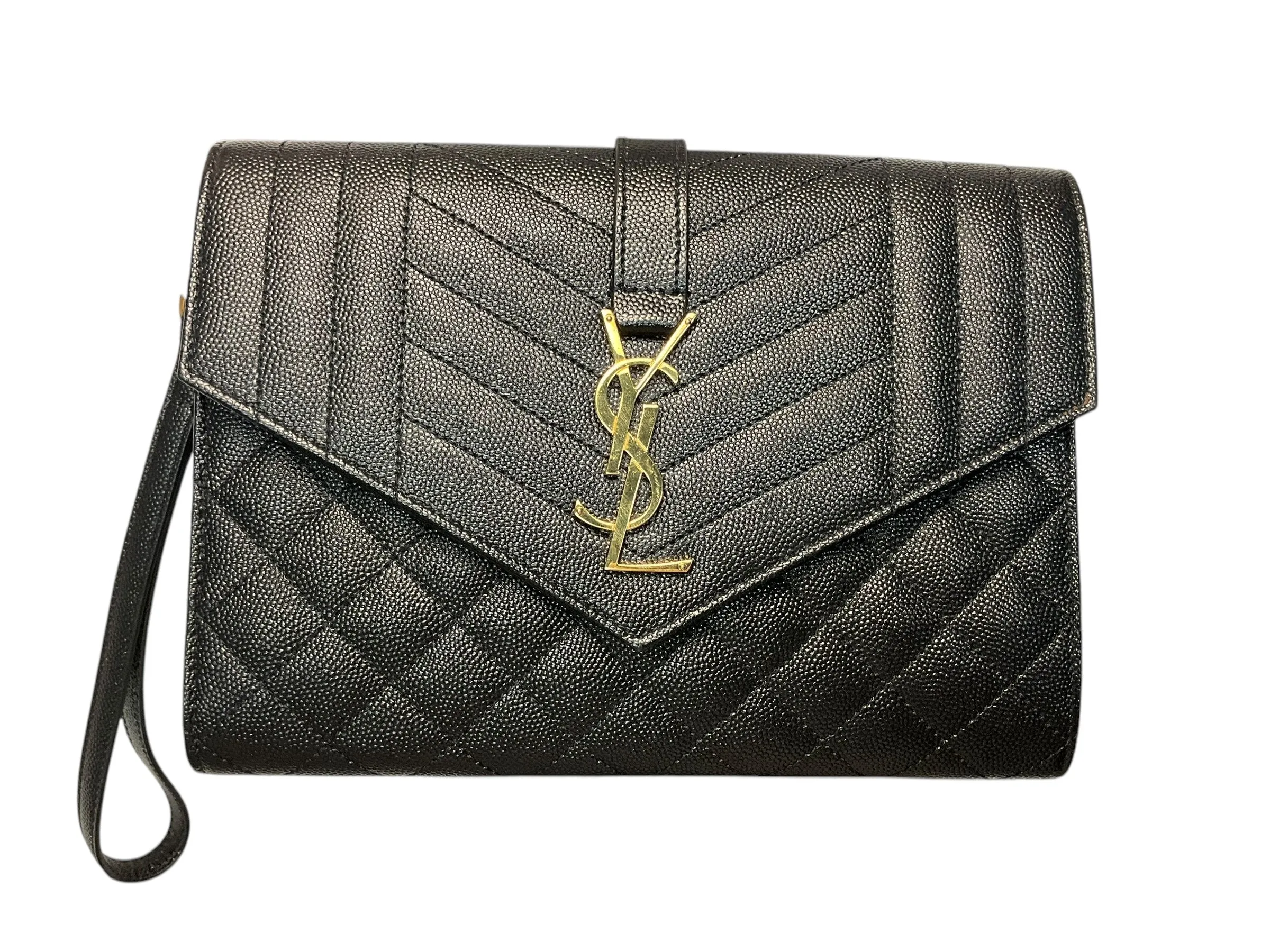 Wristlet Luxury Designer By Yves Saint Laurent  Size: Small