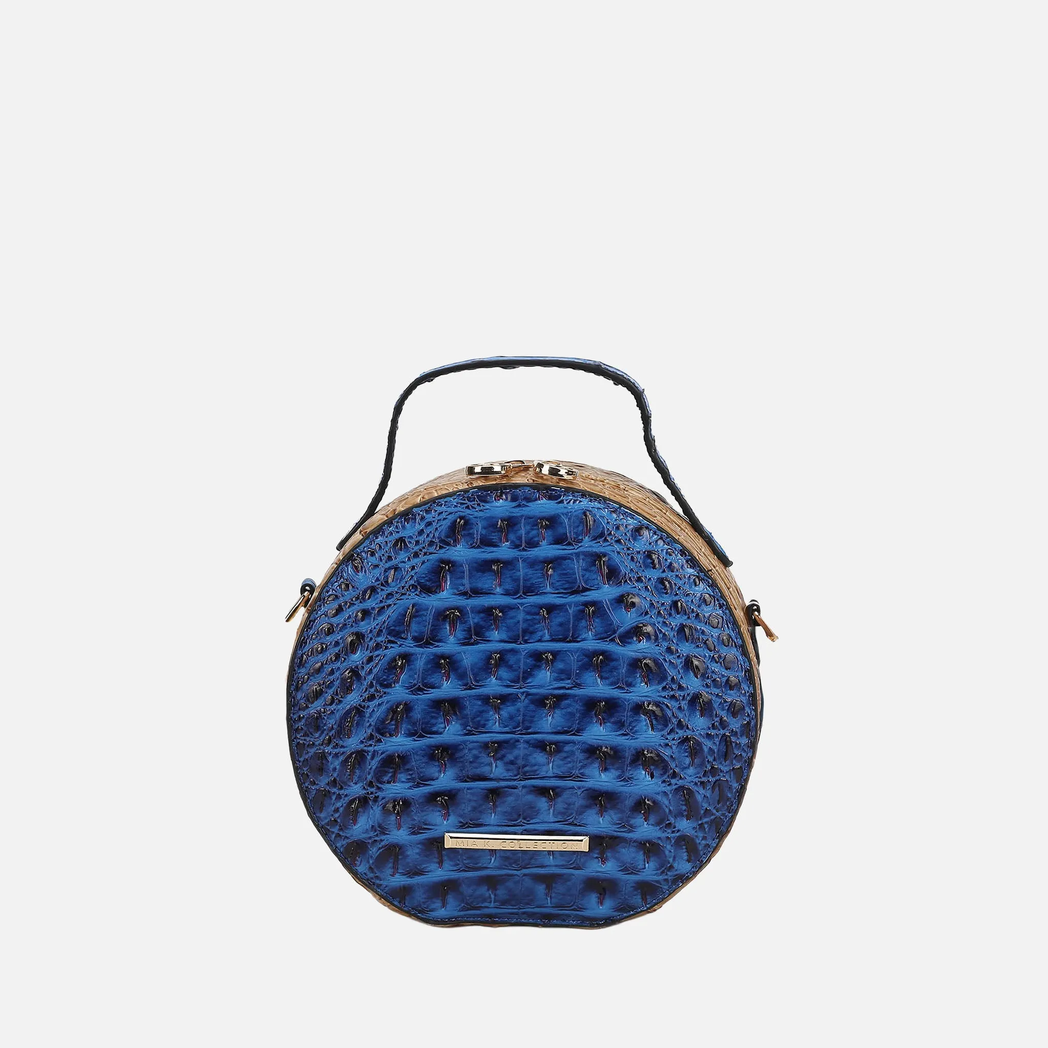 Ynnari Croc Round Crossbody Bag