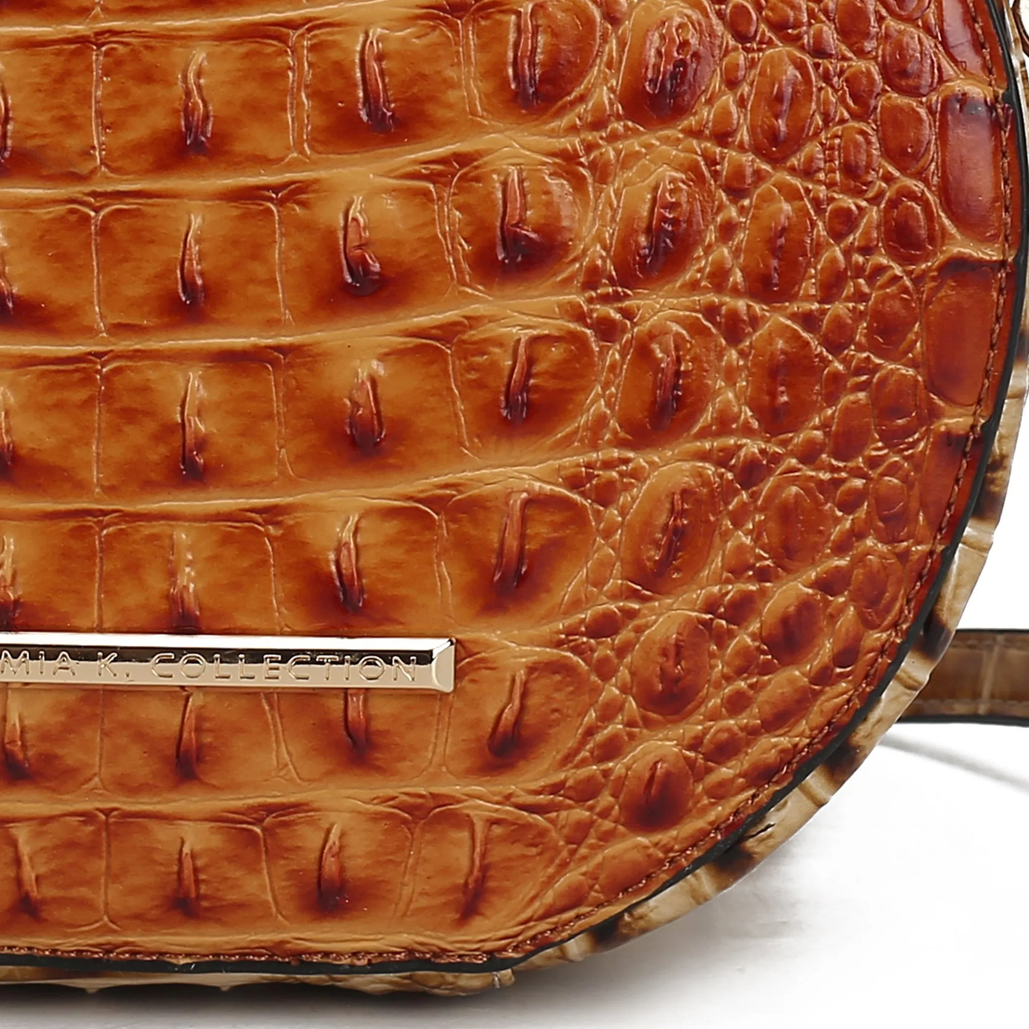 Ynnari Croc Round Crossbody Bag