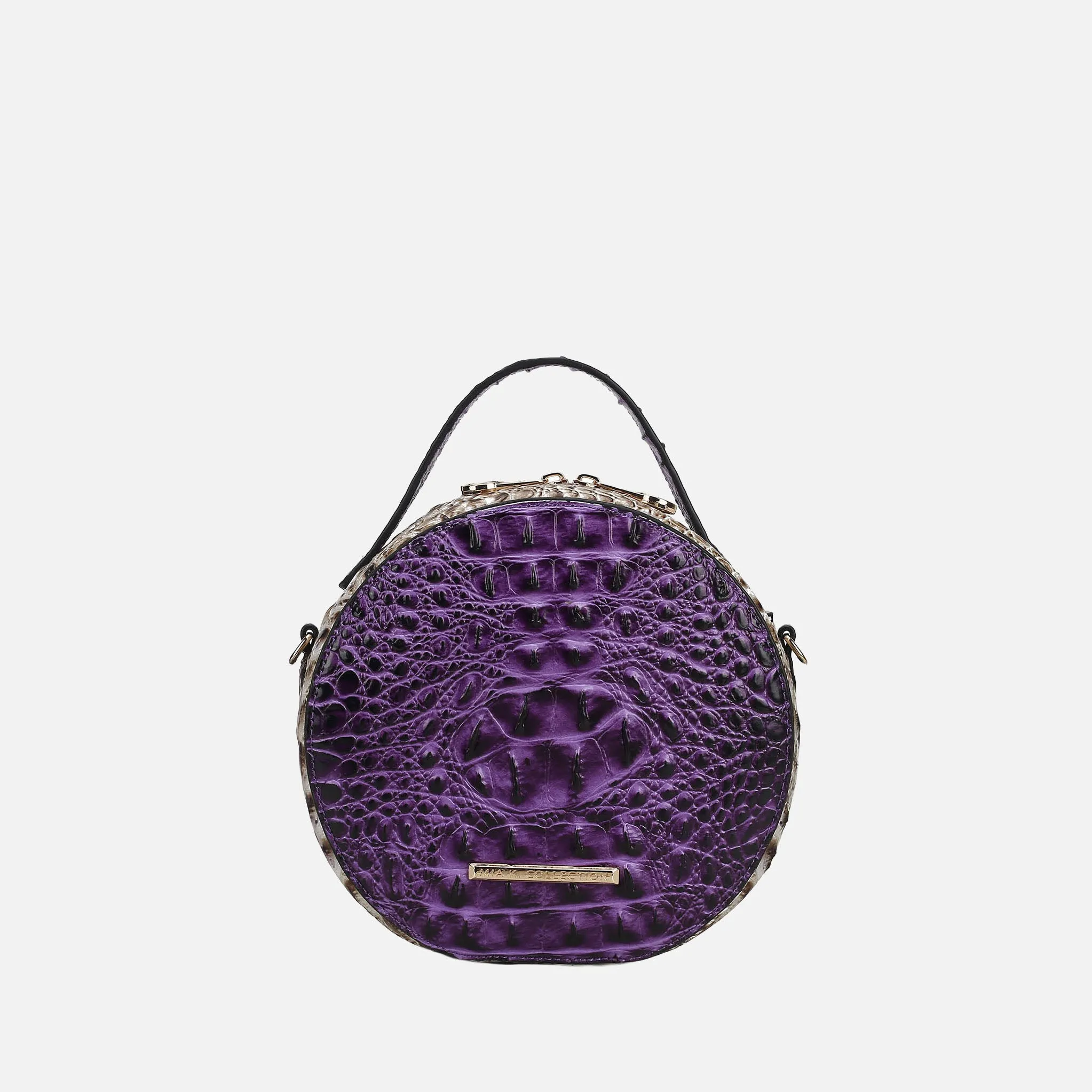 Ynnari Croc Round Crossbody Bag