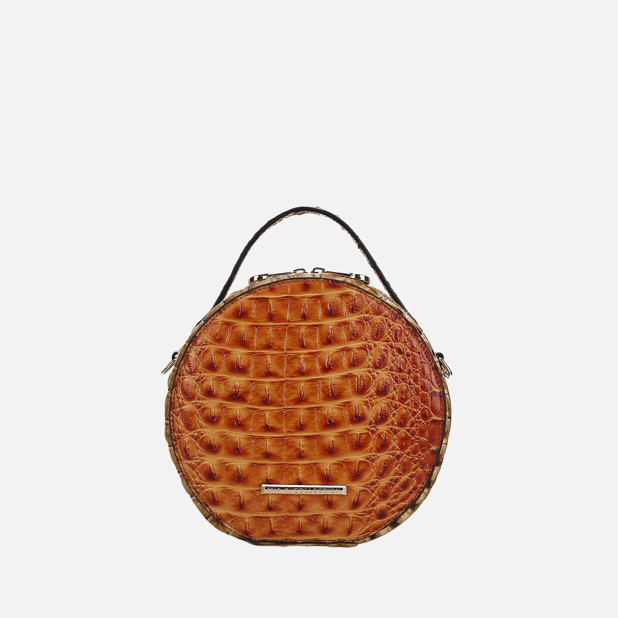 Ynnari Croc Round Crossbody Bag